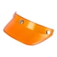 thumbnail image 2 of Visera para casco de motocicleta con 3 broches, estilo retro, abierta, para sol Naranja, 2 of 9