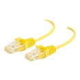 thumbnail image 1 of C2G 7ft Cat6 Ethernet Cable - Snagless Unshielded (UTP) - Yellow - Patch cable - RJ-45 (M) to RJ-45 (M) - 7 ft - UTP - CAT 6 - molded, snagless - yellow, 1 of 2