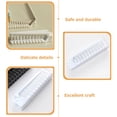 thumbnail image 4 of BRIGHTFUFU 3pcs Travel Hair Brush Collapsible Anti-static For Daily Use White Plastic, 4 of 8