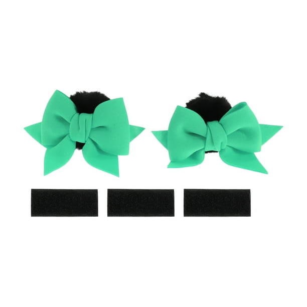 Decoración de Accesorios para Casco de Motocicleta Orejas de Gato para Cascos de Motocicleta Bicicleta Esquí Cian Negro Stickers 1 Juego