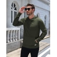 thumbnail image 5 of COOFANDY Men's Lightweight Pullover Hoodie Long Sleeve Sweatshirt Comfort Travel Hoodie, Mens Hoodies with Pocket, 5 of 10