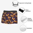 thumbnail image 3 of Sikiie Stars and Fox Cute Print Men's Boxer Briefs, Elastic Waistband Boxer Briefs Leggings-Small, 3 of 5
