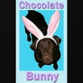 thumbnail image 2 of CafePress - Chocolate Bunny Dark Maternity T Shirt - Maternity Dark T-Shirt, 2 of 3