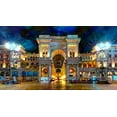 thumbnail image 2 of Gavidia, Pedro 14x10 White Modern Wood Framed Museum Art Print Titled - Milan Italy Vitorio Emanuel II Night 2022, 2 of 4
