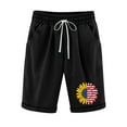 thumbnail image 1 of Pantalones Cortos Casuales Impresos Sueltos de Alta Cintura Shorts de Carta, Sexy Casual Blusa Y Pantalones Cortos, 1 of 3