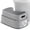 Gray, variant on MR.SIGA Toilet Stool Squat Adult, Bathroom Stool Heavy Duty, Anti Slip Toilet Step for Bathroom, Toddler Step Stool for Kids, Light Gray & Dark Gray
