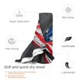 thumbnail image 3 of Balery Butterfly With USA Flag Print Towels - Luxurious Jumbo Bath Sheet - Highly Absorbent and Quick Dry Extra Large Bath Towel - Super Soft Hotel Quality Towel-27.5"x55", 3 of 8