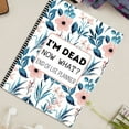 thumbnail image 2 of Clearance! beishanbush I'M Dead Now What? End of Life Planner Paperback 3 This Is A Personal Record. Important Important Documents My Possessions Financial Information Interne One Size Blue, 2 of 4