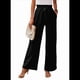 thumbnail image 3 of Pantalones de Salón Anchos para Mujer, Color Negro, Talla L, 3 of 8