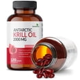 thumbnail image 4 of Futurebiotics Antarctic Krill Oil 2000mg with Astaxanthin, Omega-3s EPA, DHA and Phospholipids - 100% Pure Premium Krill Oil Heavy Metal Tested, Non GMO – 120 Softgels, 4 of 5
