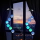 thumbnail image 3 of Decoración del hogar, decoración de habitaciones, decoración de paredes, luces de cadena azules, luces de carillón de viento con energía solar, luces de decoración para exteriores impermeables, ilumin, 3 of 6