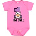 thumbnail image 3 of Inktastic 1st Birthday Cow Farm Party Girls 1 Year Old Girls Baby Bodysuit, 3 of 5