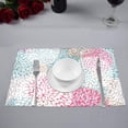 thumbnail image 2 of MKHERT Multicolor Dahlia Pinnata Flowers Placemats Table Mats for Dining Room Kitchen Table Decoration 12x18 inch,Set of 4, 2 of 4