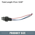 thumbnail image 4 of Unique Bargains 3157 Bulb Socket Harness for LED Bulbs Turn Signal Lights Brake Tail Lights Male Connector (Set of 2), 4 of 6