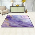 thumbnail image 3 of Area Rugs 36"x24" Indoor Non-Slip Wear Resistant Floor Mats Soft Large Carpets for Living Room Bedroom Home Decor Washable Rug Soft Purple Marble Vortex, 3 of 7