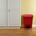 thumbnail image 5 of 10L Gallon Trash Can Plastic Step On Kitchen Trash Can Red, 5 of 6