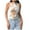 Orange, variant on AherBiu Crop Tops for Women Tie-Dye Summer Tank Tops Sleeveless High Neck Cute Shirts Going out Tops