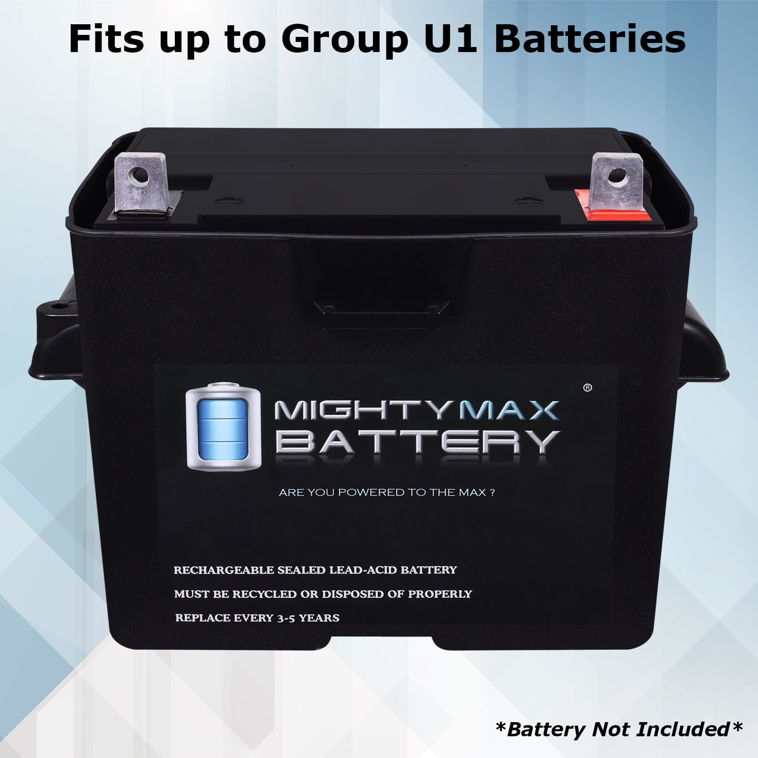 Heavy Duty Group U1 Battery Box for Yamaha, Vehicle, UTV - Walmart