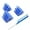 dark blue, variant on 18PCS Self Grip Small Hair Curlers Heatless Roller Hair Curlers Pro Salon Hairdressing Curler DIY Curly Hairstyle Hair Rollers Tools Rat Tail Comb for Women Medium Short Hair(0.8 x 2.4 Inch)