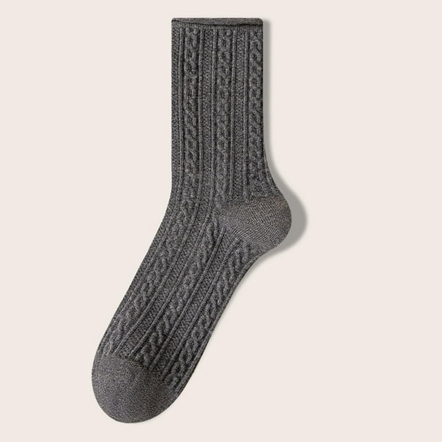 Ohufall Chaussettes Longues pour Femmes Confortables Tendance Mode Chaussettes Polyvalentes