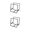 thumbnail image 2 of Estante para platos Matsuzay de Metal Negro 2Conjunto, 2 of 6