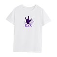 thumbnail image 3 of Camiseta para mujer, ropa de verano, camiseta informal con cuello redondo para viajes, vacaciones, oficina XL, 3 of 7
