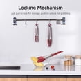 thumbnail image 3 of RED Kitchen Tongs for Cooking with Silicone Tips Stainless Steel Tongs 450℉ Locking Set 3, Cooking Serving Grilling Barbecuing Salads Kitchen Clips Easy to use, 3 of 8