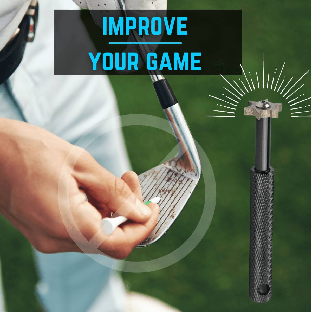 Buy NuRich Groove Sharpener with 6 Heads Golf Club Groove Sharpener