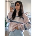 thumbnail image 2 of Streamgirl-suéteres gruesos de chenilla para mujer, jerseys de punto de Cuello medio alto, suéteres de nieve suaves y cálidos, invierno, 2023, 2 of 5