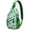 Colorful Dino, variant on Tropical Beach and Sea Life Themed Lightweight Sling Backpack Durable Crossbody Bag Multi-Functional Design Perfect for Travel Hiking and Daily Use
