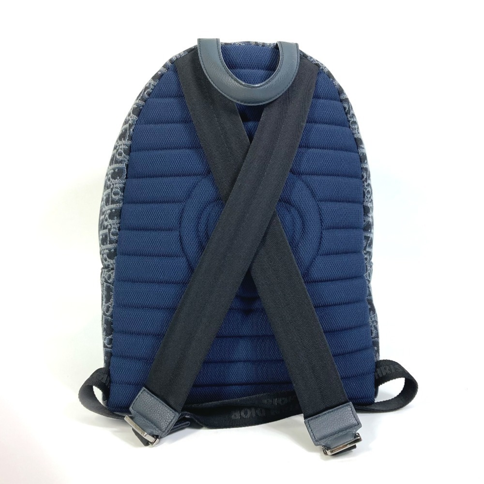 Pre-Owned Christian Dior Dior Trotter Oblique Backpack  display picture 2