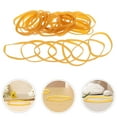 thumbnail image 6 of OUNONA 300Pcs Yellow Large Rubber Bands High Elasticity Thick Wide Office Supplies, 6 of 7