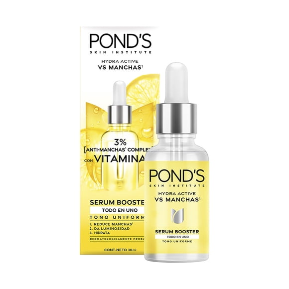 Sérum Facial Pond's Booster Hydra Active VS Manchas con Vitamina C, 30 ml