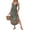 Army Green, variant on Women's Summer Long Dress Sleeveless Side Slits, Retro Printed Camisole Maxi Dress, Flowy Beach Boho Vintage Floral Dress Casual Party,Green,M