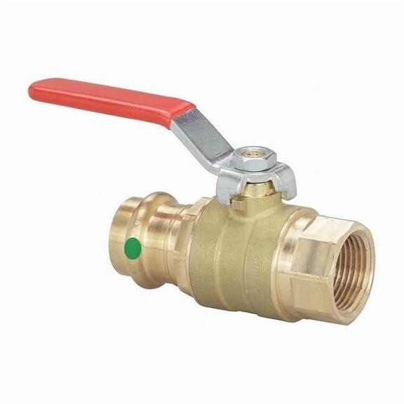 Viega Manual 2-Way Ball Valve,Press,Bronze 24040