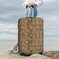 thumbnail image 4 of Uemuo Leopard Print Brown Printed Washable Luggage Cover - Fashion Suitcase Protector Fits 18-32 Inch Luggage -Small, 4 of 9
