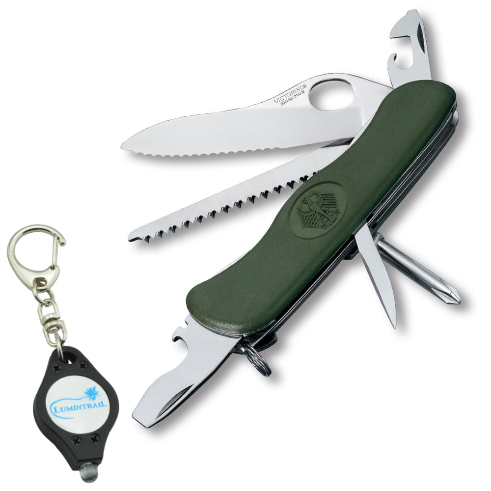 Victorinox Victorinox Swiss Army Trekker Pocket Knife German Army w/ Keychain Light Victorinox Victorinox Swiss Army Trekker Pocket Knife German Army w/ Keychain Light