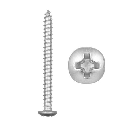 

A2 DIN7981 #6 3.5mm 304 Stainless Steel Screw Countersunk Self Tapping Wood Screws 3.5mm*35mm