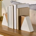 thumbnail image 4 of Better Homes & Gardens Wood and Marble Bookends, 1.77" x 4.56", 4 of 6