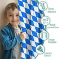 thumbnail image 3 of Blackout Kids Curtains,Blue White Checkerboard Checkered Pattern Childrens Insulated Curtains Set Of 2,Bedroom Essentials,Toddler Room Decor 42"x54", 3 of 5