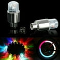 WENXUAN 2Pcs Valve Stem CAP LED For Bike Bicycle Car Motorcycle Wheel
