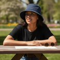 thumbnail image 4 of Slccxzc Distressed Cotton Fisherman Hat, Packable Summer UV Sun Protection Cap, 4 of 7