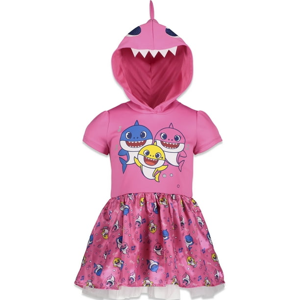 Pinkfong Baby Shark Baby Girls Hooded Costume Short Sleeve Dress 18 24 Months Walmart Com Pinkfong Baby Shark Baby Girls Hooded Costume Short Sleeve Dress 18 24 Months Walmart Com