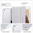 thumbnail image 3 of ULAK Case for iPad 6th Generation, iPad 5th Generation Case, Slim Trifold Smart Stand Cover for Apple iPad 9.7 inch 2017/2018 Released, Sliver Glitter, 3 of 8