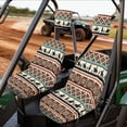 thumbnail image 2 of KUIFORTI Aztec Tribe UTV Seat Covers Seats Cover for UTV Compatible with Yamaha Rhino 700 660 450 2004-2021 Comfortable All-Season Protection Outdoor Seat Cover Set, 2 of 7