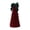 Red, variant on 11.8" Velvet Bow Mini Christmas Tree – Small Fabric Tabletop Xmas Tree Holiday Decor with Burgundy Bow, for Holiday Christmas Party Tabletop Decor (Red)