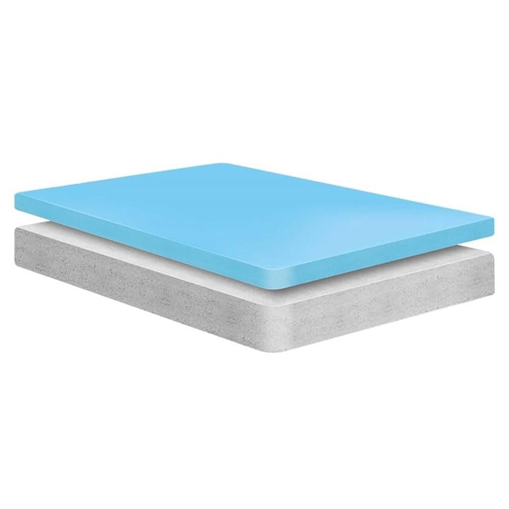 Pemberly Row 6" Modern Memory Foam Narrow Twin Mattress in White