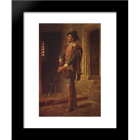 Huguenot 20x24 Framed Art Print by Polenov, Vasily