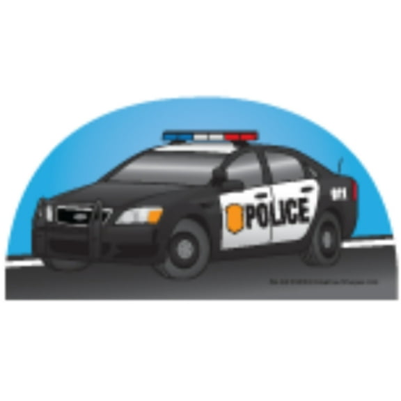 SHAPES ETC. Large Notepad - Police Car