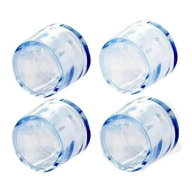 protectores de goma transparentes para patas de muebles (mesa, silla, suelo) de 15 mm